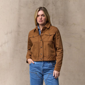 Women's canvas short cruiser von Filson | Harvest tan (Brown)