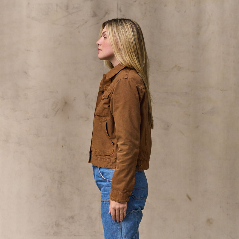 Women's canvas short cruiser von Filson | Harvest tan (Brown)