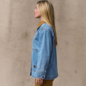 Women's 11-oz. denim barn coat by Filson | Light indigo (Blue)