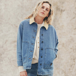 Women's 11-oz. denim barn coat by Filson | Light indigo (Blue)
