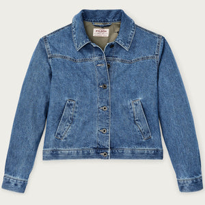 Women's western denim jacket von Filson | Light indigo (Blue)