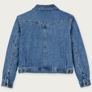 Women's western denim jacket von Filson | Light indigo (Blue)