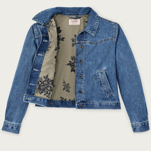 Women's western denim jacket von Filson | Light indigo (Blue)
