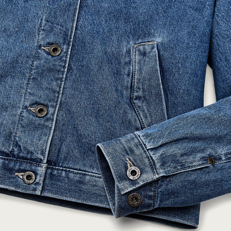 Women's western denim jacket von Filson | Light indigo (Blue)