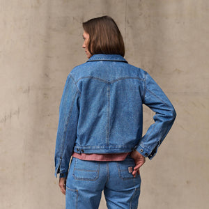 Women's western denim jacket von Filson | Light indigo (Blue)