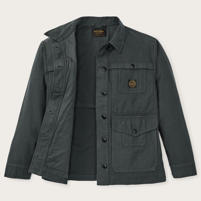 Women's reverse sateen cruiser jacket von Filson | Faded black (Black)