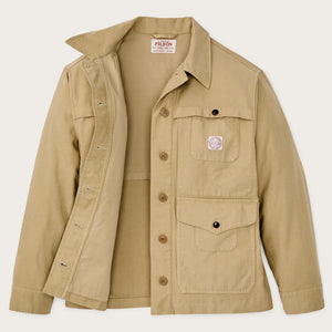 Women's reverse sateen cruiser jacket von Filson | Antique khaki (Yellow)