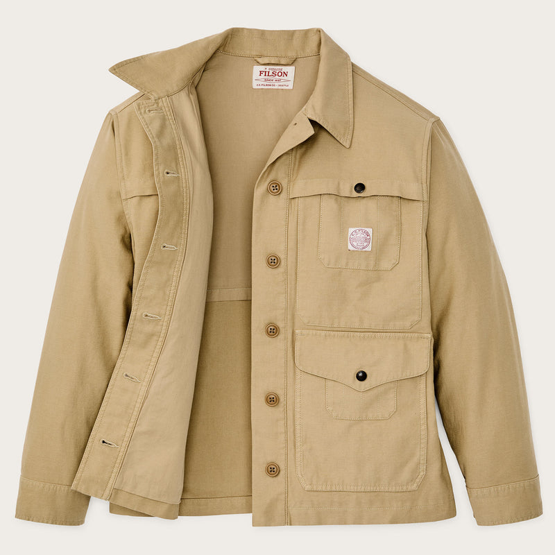 Women's reverse sateen cruiser jacket von Filson | Antique khaki (Yellow)