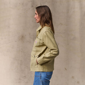 Women's reverse sateen cruiser jacket von Filson | Antique khaki (Yellow)