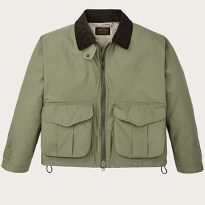 Women's dry wax short work jacket von Filson | Slate olive (Green)