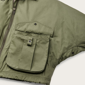 Women's dry wax short work jacket von Filson | Slate olive (Green)