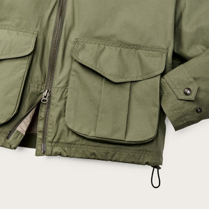 Women's dry wax short work jacket von Filson | Slate olive (Green)