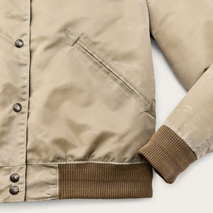 Women's western satin jacket von Filson | Silver sage (Beige)