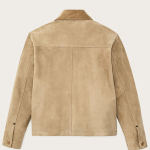 Women's short suede barn jacket von Filson | Light gray (Beige)