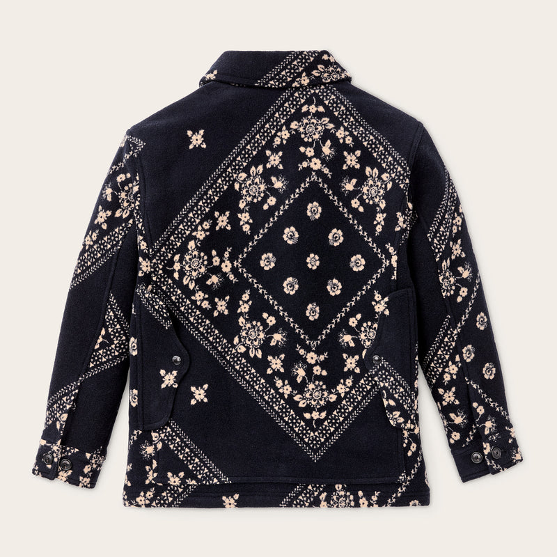 Women's jacquard wool cruiser jacket von Filson | Ink navy (Blue)