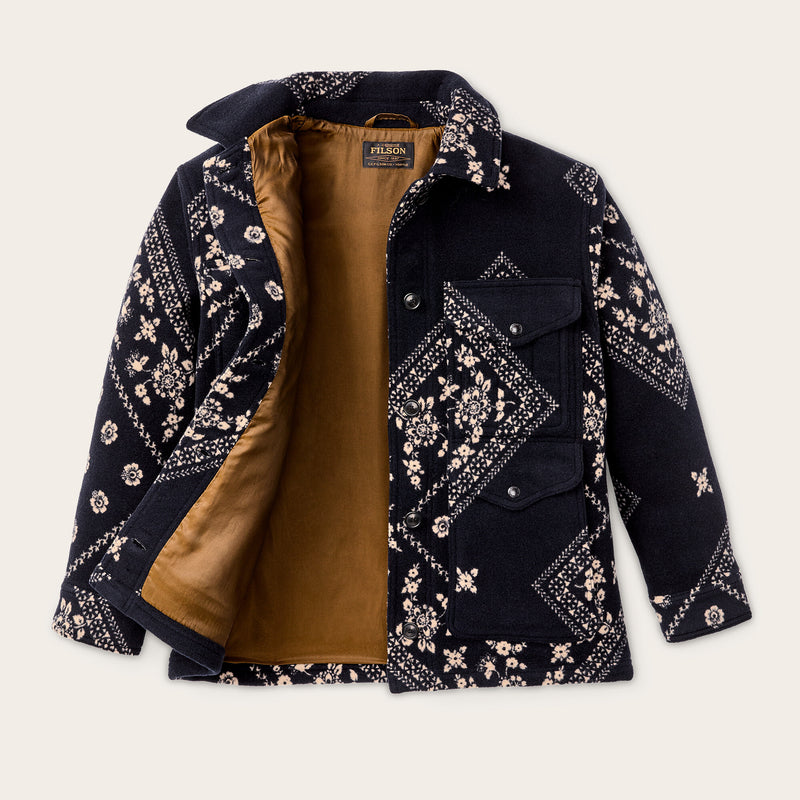 Women's jacquard wool cruiser jacket von Filson | Ink navy (Blue)