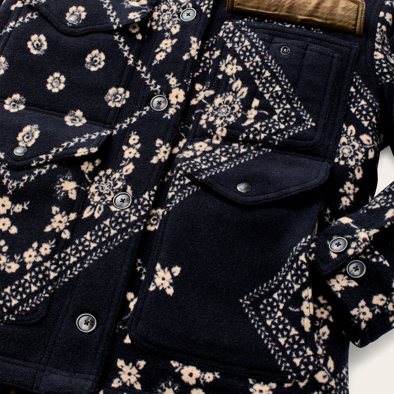 Women's jacquard wool cruiser jacket von Filson | Ink navy (Blue)