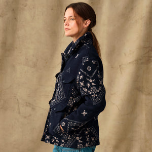 Women's jacquard wool cruiser jacket von Filson | Ink navy (Blue)