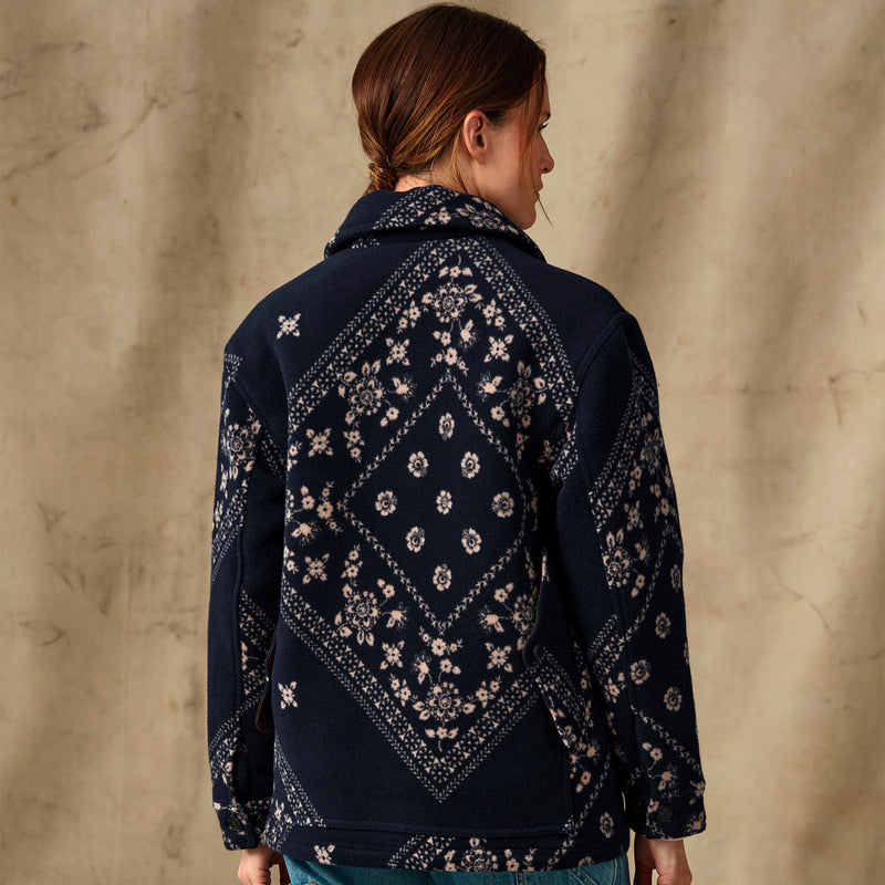 Women's jacquard wool cruiser jacket von Filson | Ink navy (Blue)