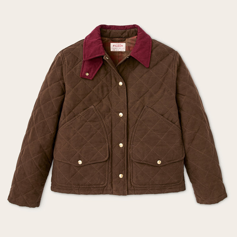 Women's quilted outfitter jacket von Filson | Dark brown (Brown)