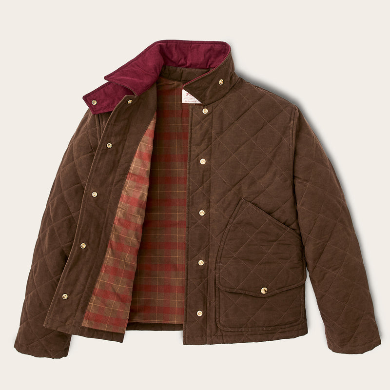 Women's quilted outfitter jacket von Filson | Dark brown (Brown)