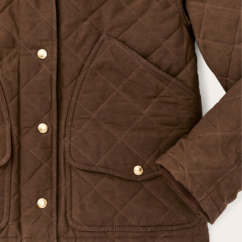 Women's quilted outfitter jacket von Filson | Dark brown (Brown)