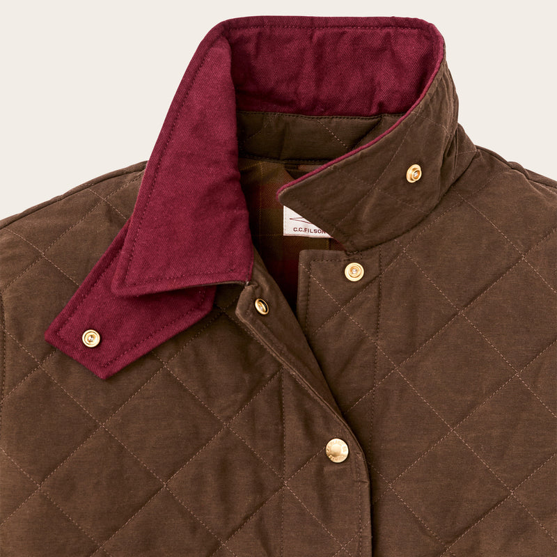 Women's quilted outfitter jacket von Filson | Dark brown (Brown)