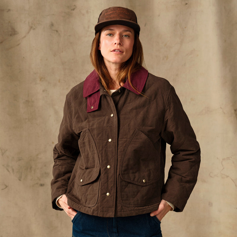 Women's quilted outfitter jacket von Filson | Dark brown (Brown)