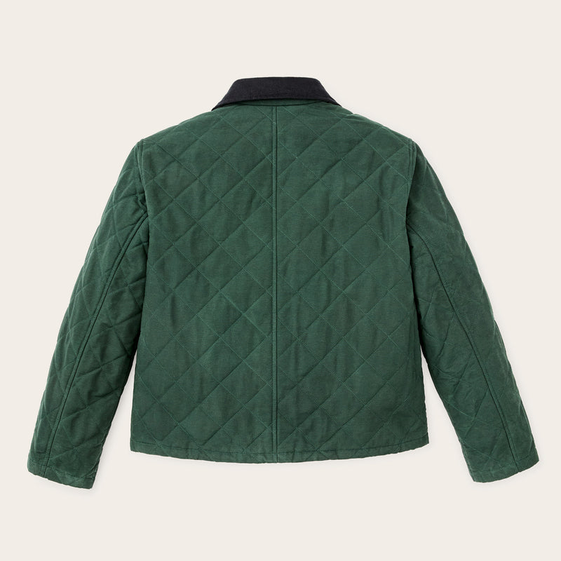 Women's quilted outfitter jacket von Filson | Deep forest (Green)