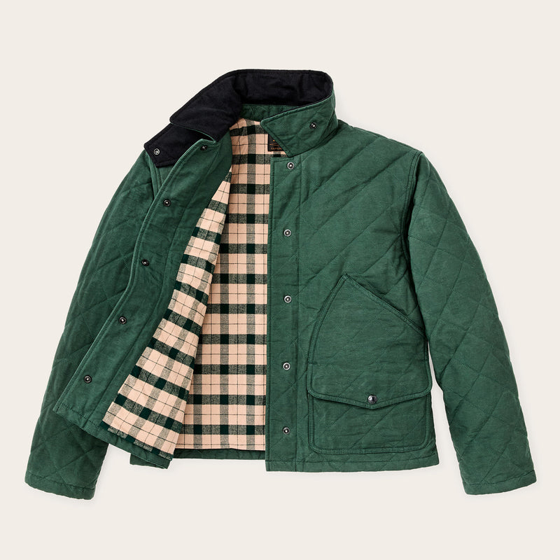 Women's quilted outfitter jacket von Filson | Deep forest (Green)