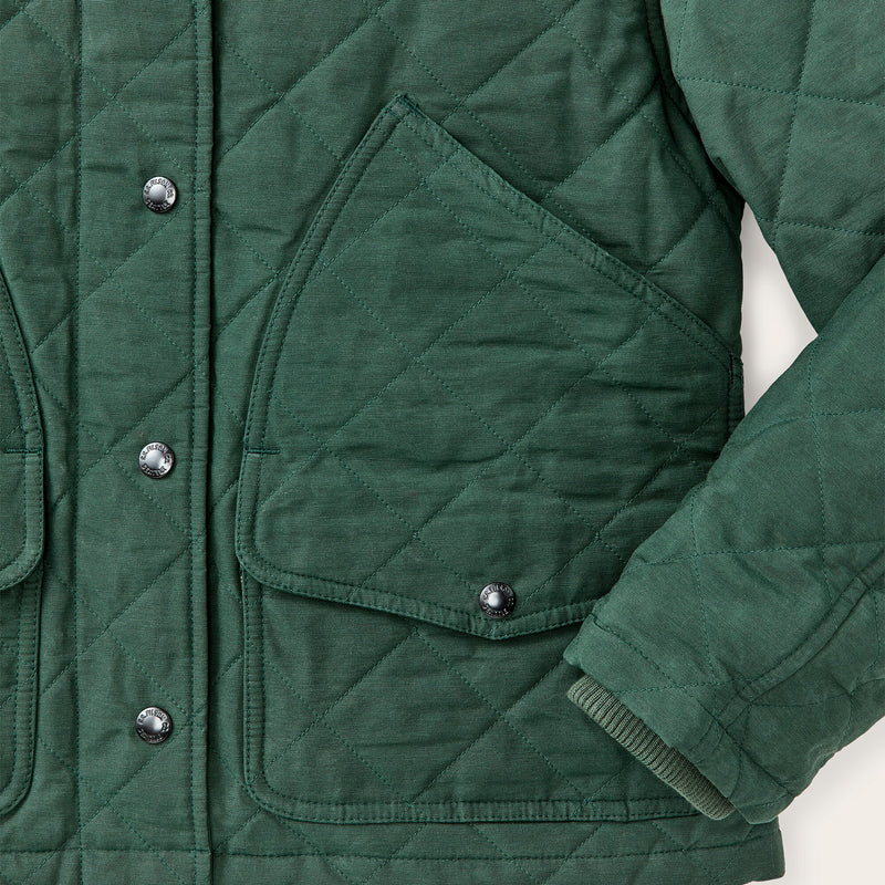 Women's quilted outfitter jacket von Filson | Deep forest (Green)