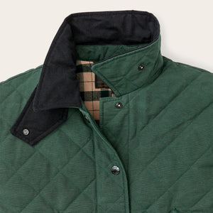 Women's quilted outfitter jacket von Filson | Deep forest (Green)