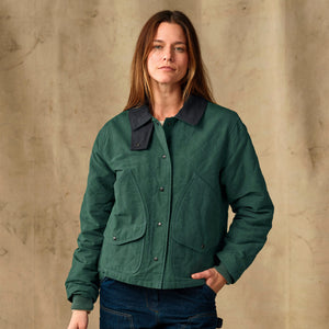 Women's quilted outfitter jacket von Filson | Deep forest (Green)