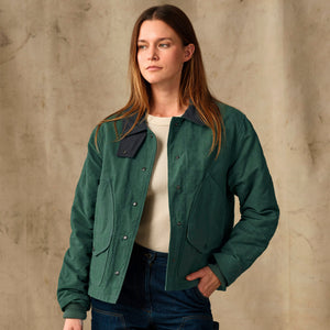 Women's quilted outfitter jacket von Filson | Deep forest (Green)