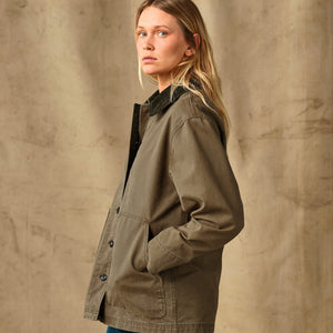 Women's canvas barn coat von Filson | Marsh olive (Green)