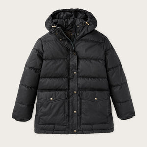 Women's heritage cotton down parka by Filson | Black (Black)