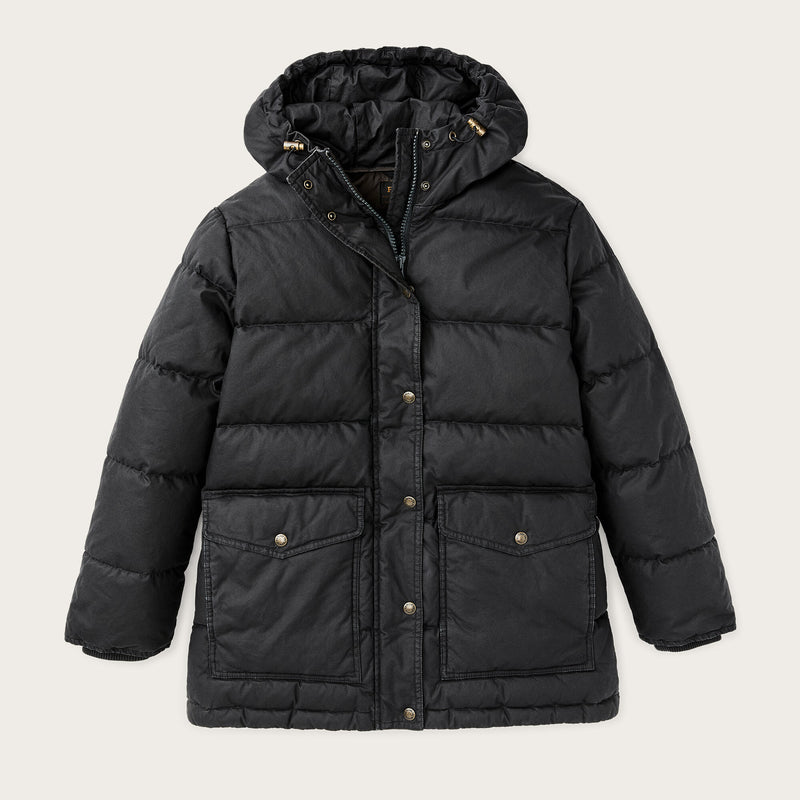 Women's heritage cotton down parka by Filson | Black (Black)