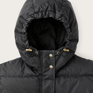 Women's heritage cotton down parka by Filson | Black (Black)