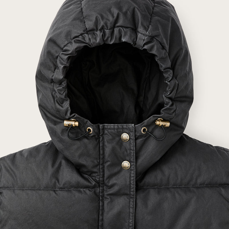 Women's heritage cotton down parka by Filson | Black (Black)