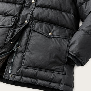 Women's heritage cotton down parka by Filson | Black (Black)