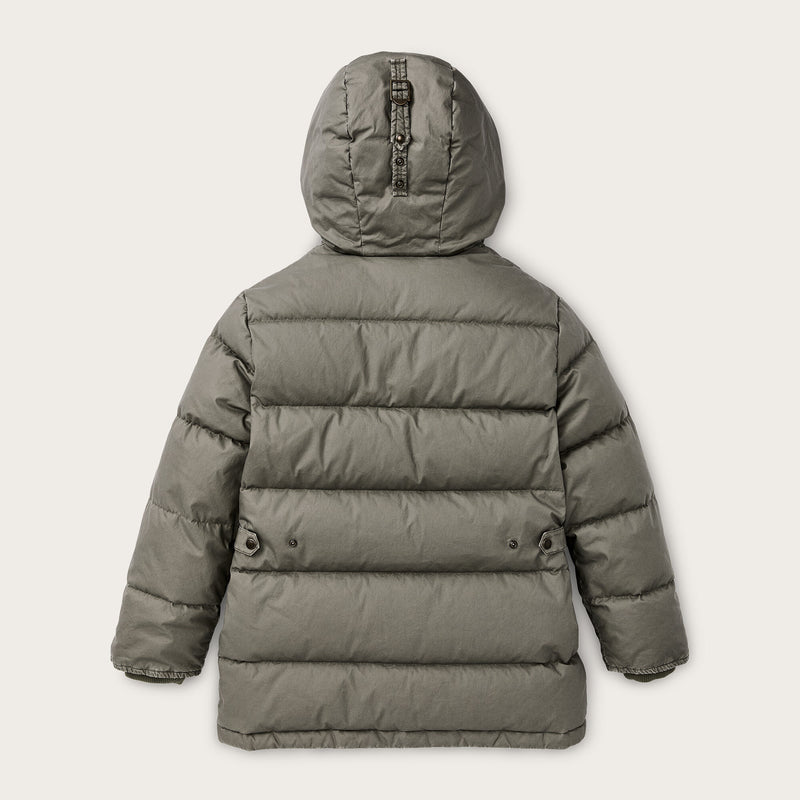 Women's heritage cotton down parka by Filson | Smokey olive (Green)