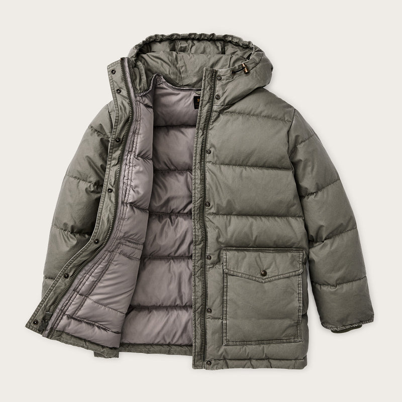 Women's heritage cotton down parka by Filson | Smokey olive (Green)