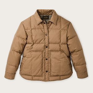 Women's heritage cotton down jacket von Filson | Antique bronze (Brown)