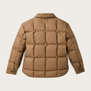 Women's heritage cotton down jacket von Filson | Antique bronze (Brown)