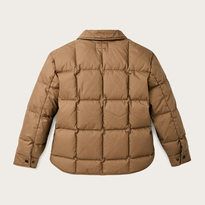 Women's heritage cotton down jacket von Filson | Antique bronze (Brown)