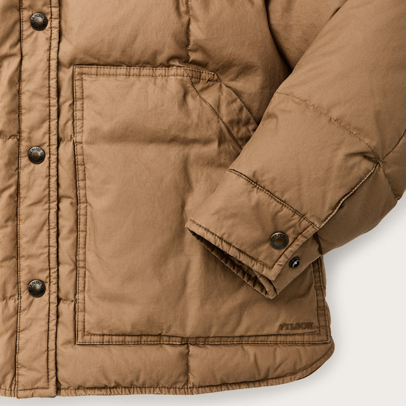 Women's heritage cotton down jacket von Filson | Antique bronze (Brown)