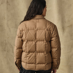 Women's heritage cotton down jacket von Filson | Antique bronze (Brown)
