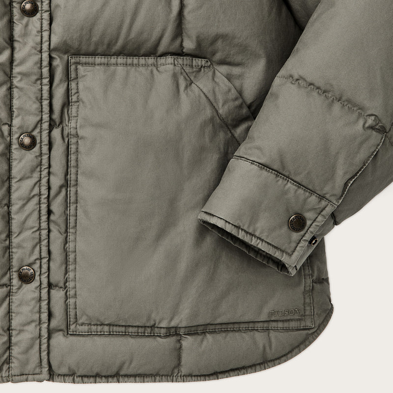 Women's heritage cotton down jacket von Filson | Smokey olive (Green)