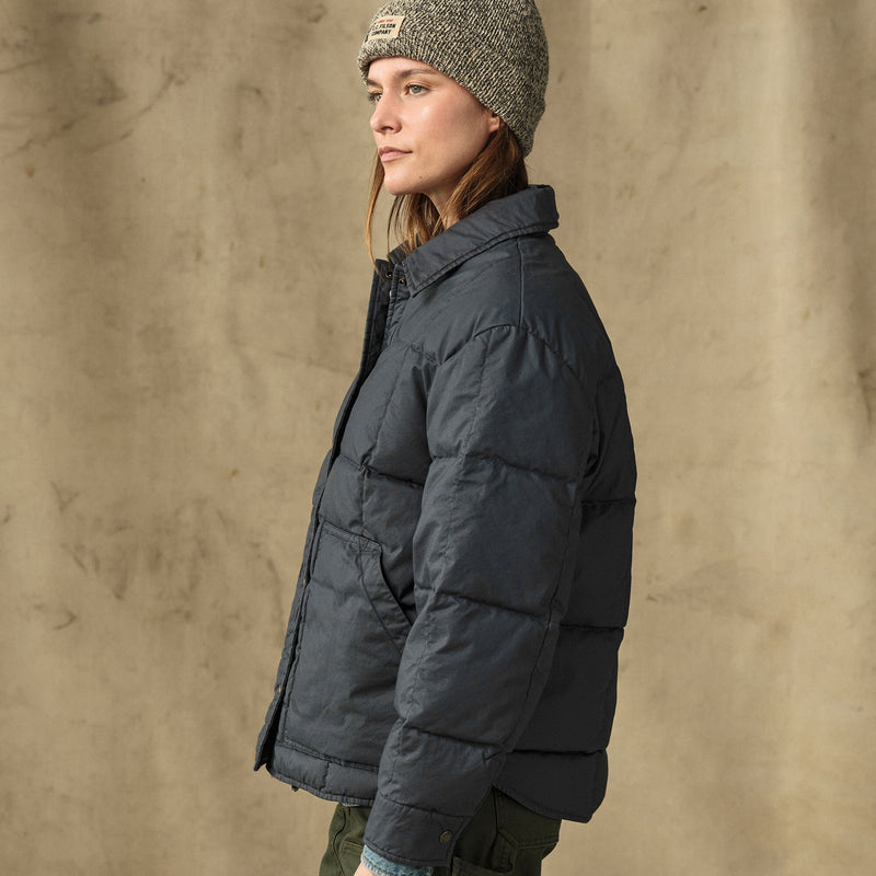 Women's heritage cotton down jacket von Filson | Bluefin (Blue)