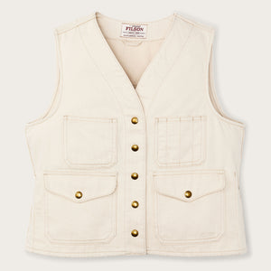 Women's archive cruiser vest von Filson | Natural seed (White)